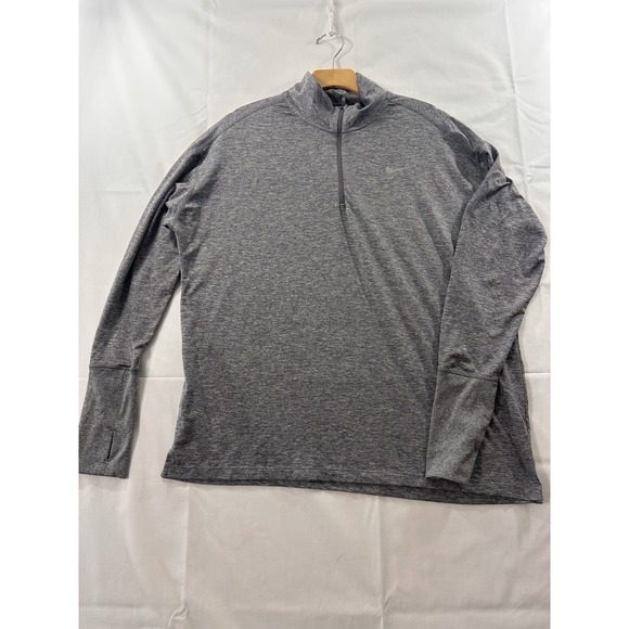 Nike Other - Nike Men's Dri-Fit Running 1/2 Zip Pullover Long Sleeve‎ Gray Size XL